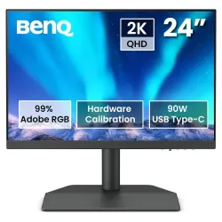 BenQ PhotoVue SW242Q 24" 2K Photographer &amp; Videographer Monitor