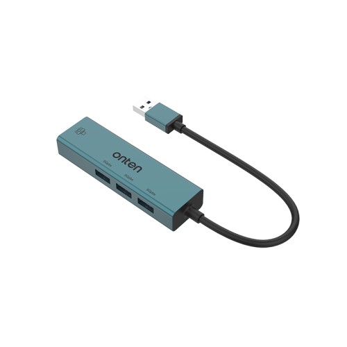 ONTEN 4 IN 1 USB 3.0 TO 3-Ports USB 3.0 Hub With Gigabit Ethernet Adapter