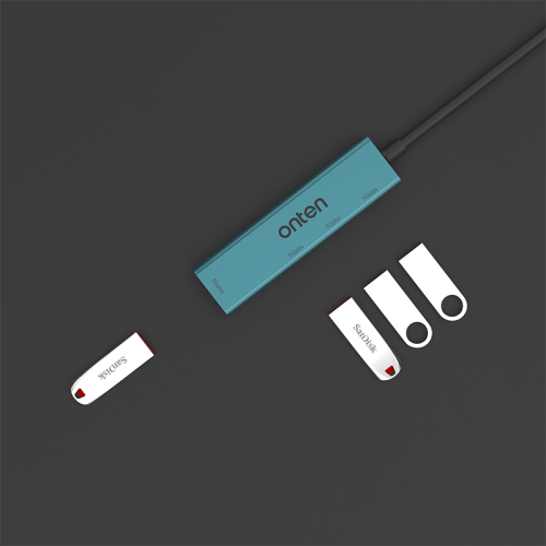 ONTEN  4 in 1 USB3.0 to USB3.0 *4 Port Hub