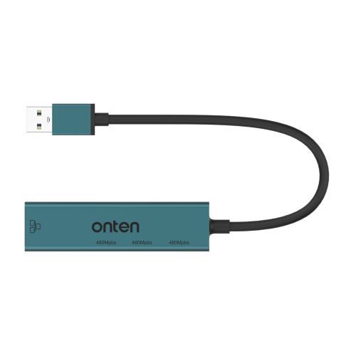 ONTEN OTN-5226 4 in 1 USB 2.0 to RJ45 (100) + USB2.0*3 Hub