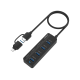 Onten OTN-UCA2306 7 Port USB And TYPE C MULTI HUB