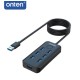 Onten OTN-8120 USB 3.2 Gen 1 7-Port Hub with One-Click Lock Screen Button