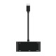 Onten Dual Display Port HDMI/VGA/Audio/USB 3.0 Hub With PD Charger