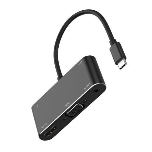 Onten Dual Display Port HDMI/VGA/Audio/USB 3.0 Hub With PD Charger