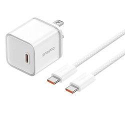 Baseus 30W Charger With Type C To Type C Cable