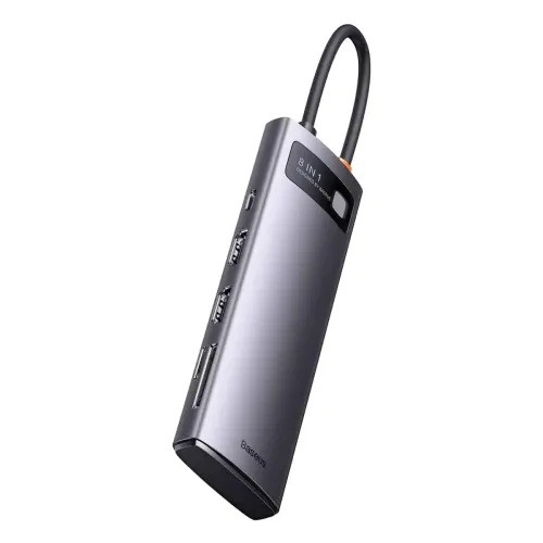 Baseus Metal Gleam Series 8-in-1 Type-C HUB Adapter