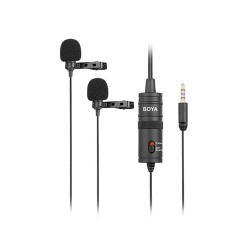 Boya BY-M1DM Dual Omni Directional Lavalier Microphone