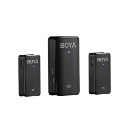 Boya BY-Wmic5-M2 Ultracompact 2.4GHz Dual-Channel Wireless Microphone