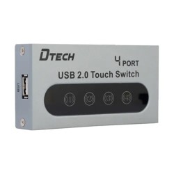 DTECH DT-8341 USB Manual Sharing Printing 4 Ports Switcher