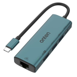 USB-C to HDMI Adapter with 100M Network Card (USB 3.0 + USB 2.0)