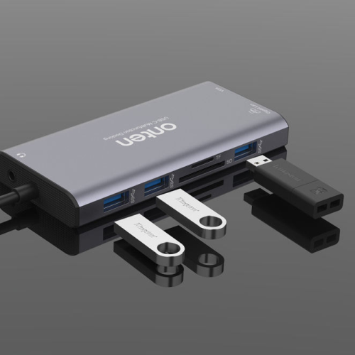 Onten OTN-UC601 Type-C 12-in-1 Docking Station