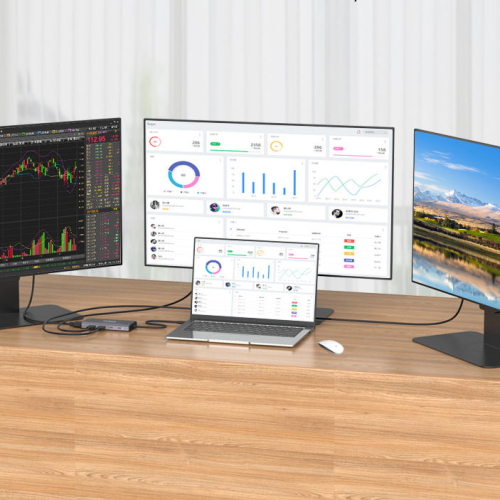 Onten OTN-UC601 Type-C 12-in-1 Docking Station