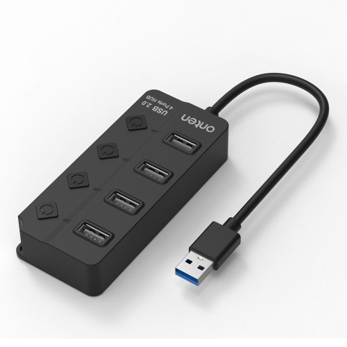 Onten OTN-5302 4-Port HUB USB 2.0 Hub with Switch