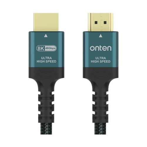 Onten OTN-HD183 HDMI 2.1 Male to Male 2 Meter Black Cable 8K