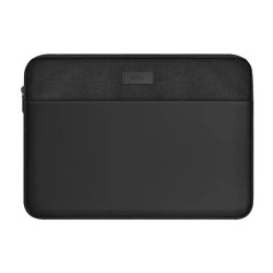 WiWU Minimalist Black Sleeve Case for 14 inch Laptop