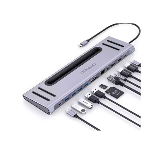 Onten All-in-one USB-C Multi Function Docking Station 12 in 1